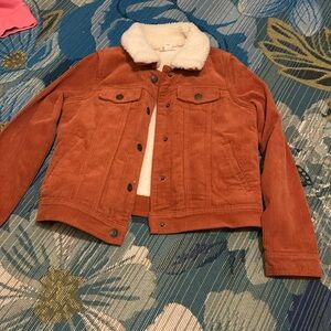 Cat and Jack corduroy jacket, copper color